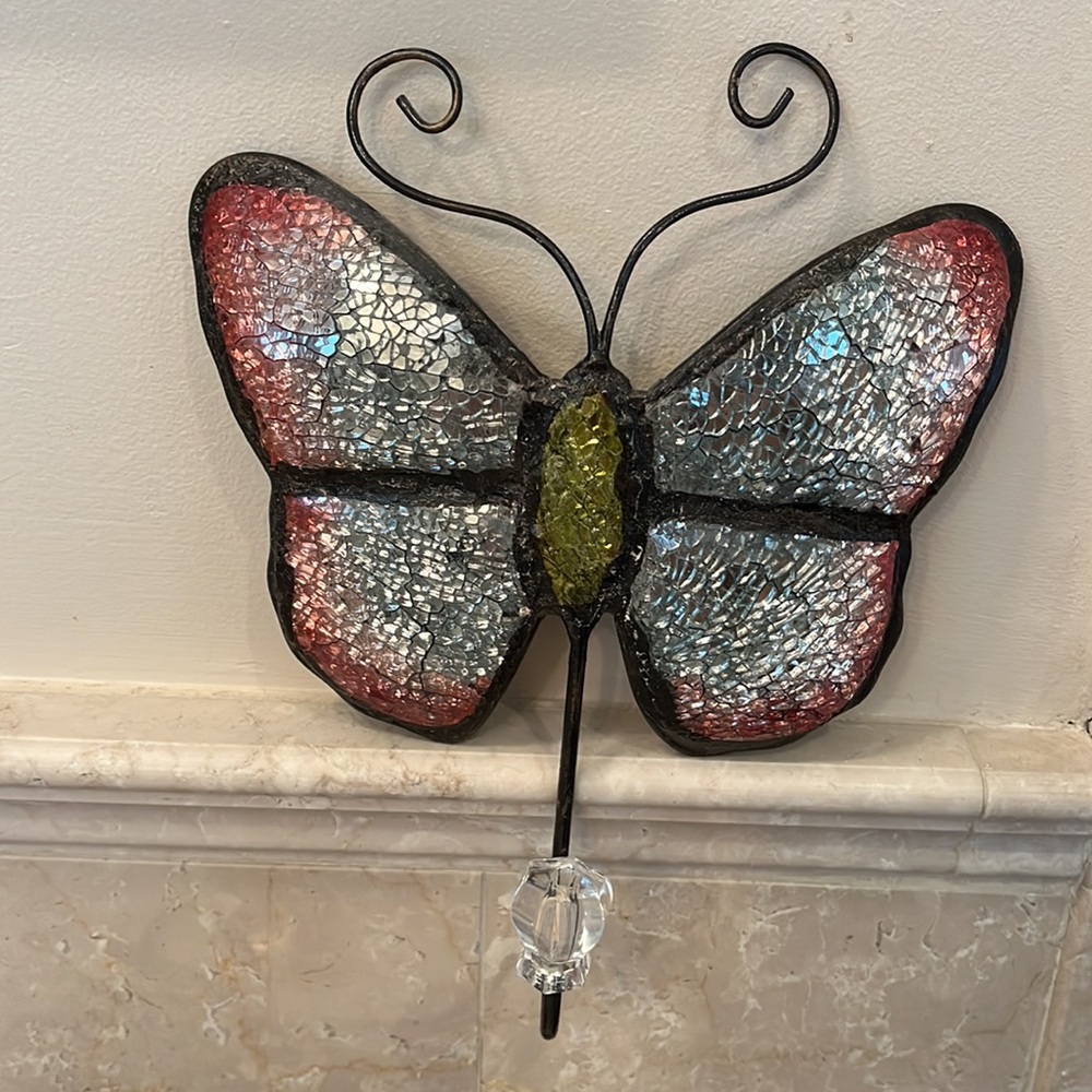 Butterfly decorative hook
